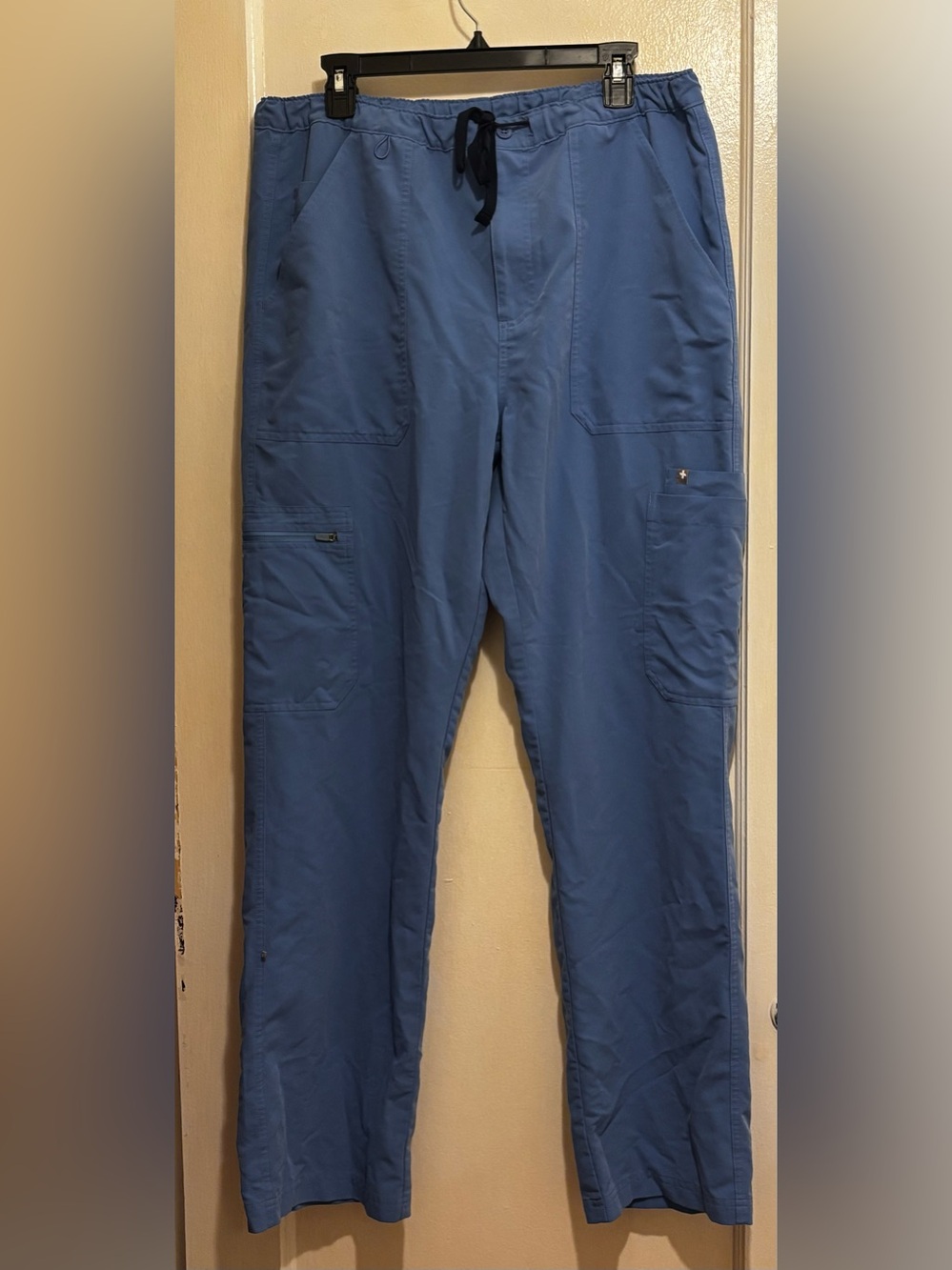 Figs Mens Blue Cargo Scrubs XL